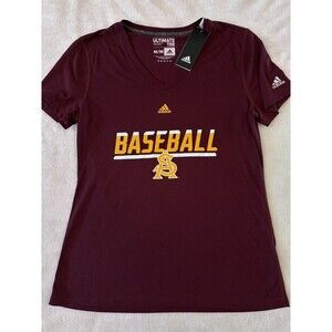 Arizona State Sun Devils Shirt Adidas NCAA Womens Ladies Tee Medium Baseball ASU